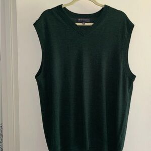 XL size Golf Green Merino Wool Vest by Hart Schaffner Marx grandpacore
